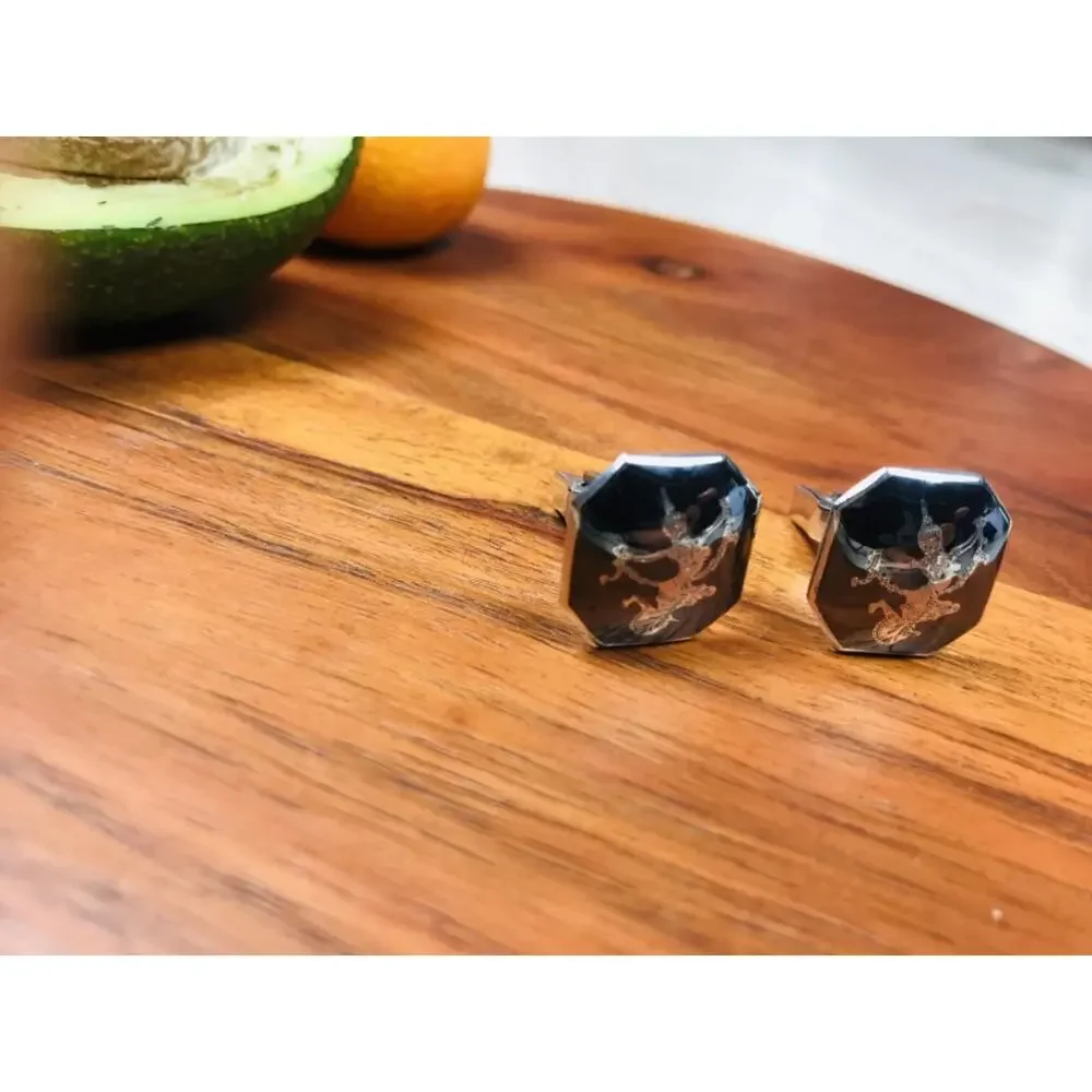 Men's Vintage 925 Siam Sterling Silver Cufflinks